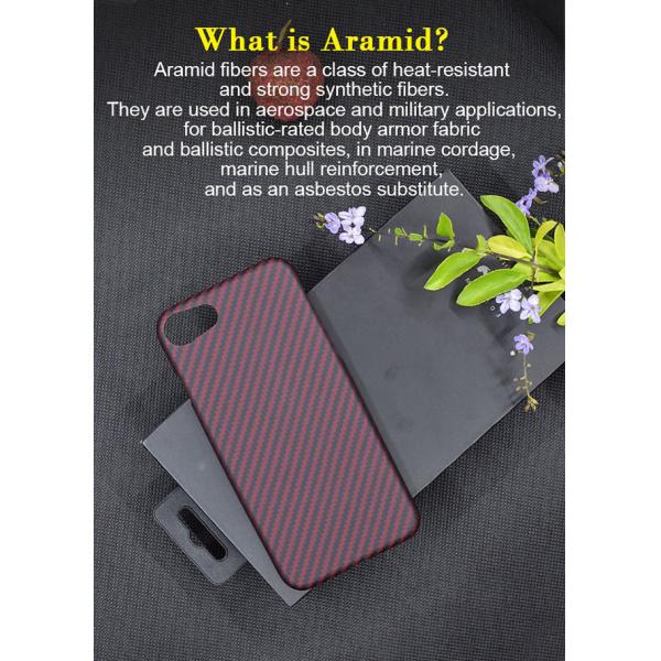 Никакие отпечатки пальцев ультра не освещают случай телефона волокна Арамид для СЭ иФоне