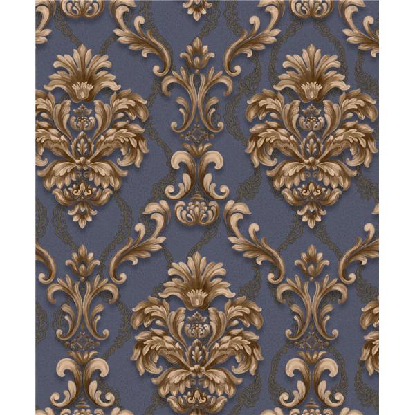 pvc vinyl project wallpaper new design classice damask washable hotel homedeco