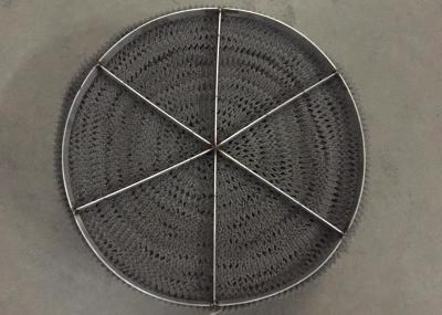 eliminador de névoa frisado 500mm de Mesh Roll Demister Pad Custom do fio