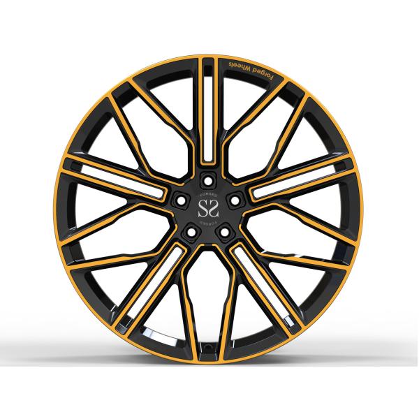 Alu Alloy A6061 T6 1 Piece Forged Rims For Ford Mustang 22 Inch