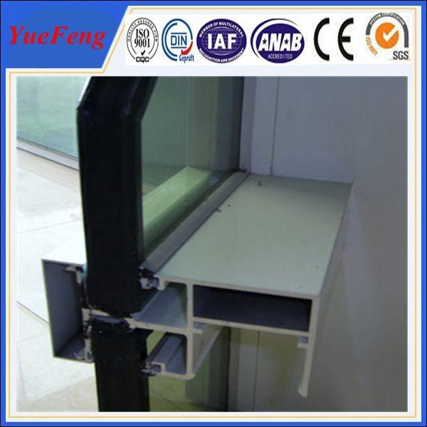 glass roof framing aluminum, top glass aluminum wall, alloy 6063 aluminum curtain wall