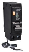 Tipo de encaixe fase monofásica 1P+N IEC61009 do disjuntor 6KA de RCBO acima da cor do preto 60A