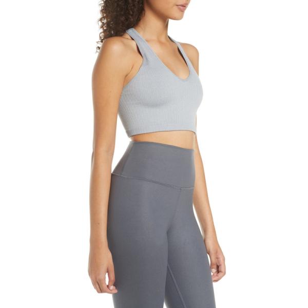 Wholesale Workout Women High Impact Ribbed Yoga Sport Bra Crop Tank Top sport wear