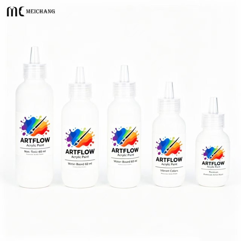 60G 80G 100G 120G 150G Multi-Size HDPE Squeeze Tip Bottles for Skincare Serums & Scalp Care Custom ODM OEM Packaging(MC-1417)