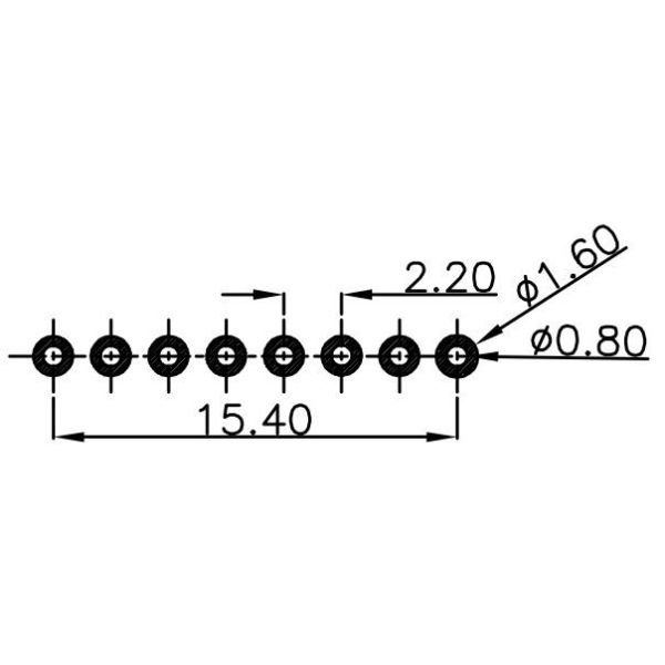 12V 3A Magnetic Pogo Pin Connector 8 Pin Magnetic Connector  For Electronic Device