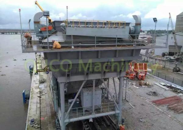 Dust Proof Eco Hopper Rail Mounted Steel Structure Unloading Bulk Cargoes