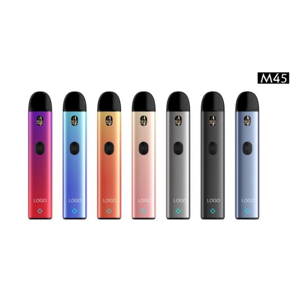 OEM M45 e-cigarette vape kit in china Rechargeable Open pod Harmless Breather