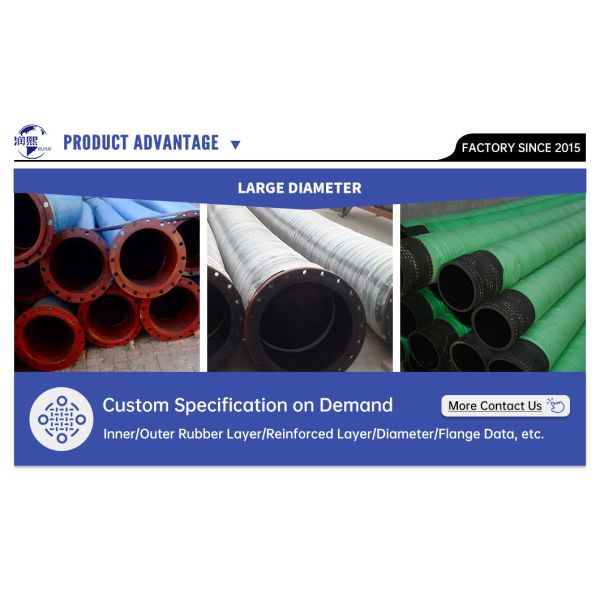 Flexible Dredging Rubber Hose Mud Water Sand Suction And Discharge Hose Pipe