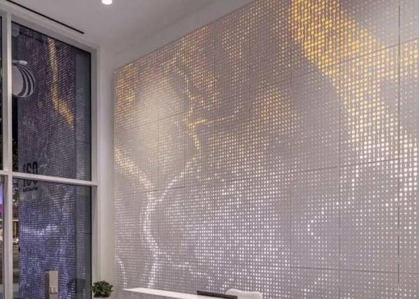 Parede interna do metal perfurado criativa e design de interiores moderno que aumenta sua decoração interior