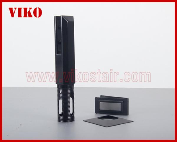 Glass Spigot VK62B Black Glass Spigot Square Design Swimming Pool Fence Tempered Glass 304 Stainless steel Satin