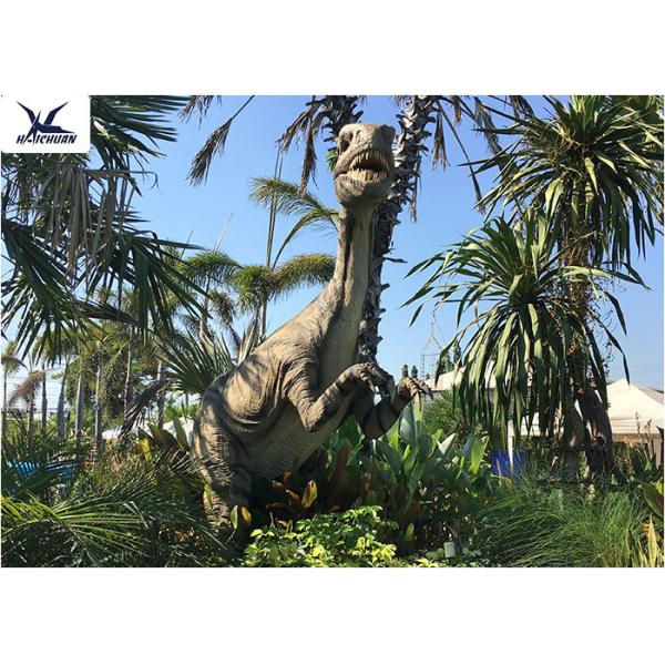 Interactive Dinosaur Models Ornament For Parks / Shopping Malls Fire Resistance