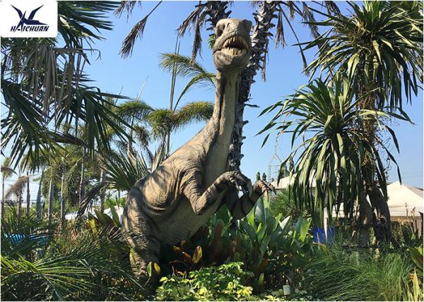 Interactive Dinosaur Models Ornament For Parks / Shopping Malls Fire Resistance