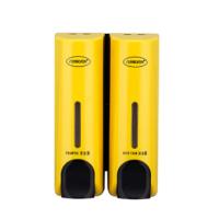 Doubles 350*2 ml accessoires manuels de salle de bains de distributeur de savon liquide de l'ABS