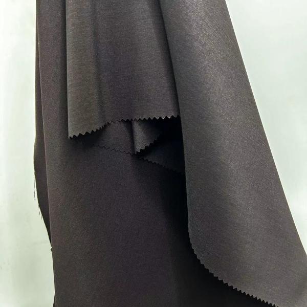 Recycled Warp Knitted Polyester Fabric Elastane Plain Weave 170D*170D+40D For Garment