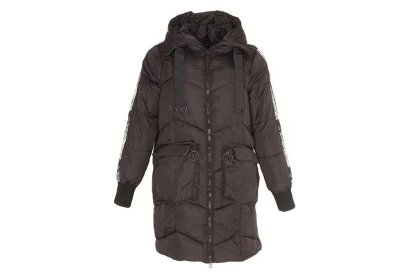 Ladies Long Line Heavy Coats With Hood/ Woman'S Wholesale Big Jacket / Cheap Coats