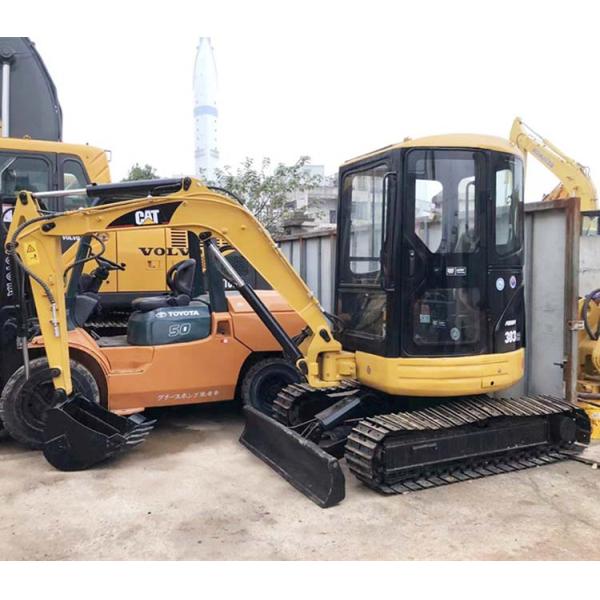Fabricado no Japão 3 toneladas mini usado gato lagarta 303C escavadeira com peças originais