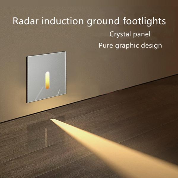 Sensor Control LED Wall Light for Indoor/Outdoor Stairway 3000K/4000K Color Temperature