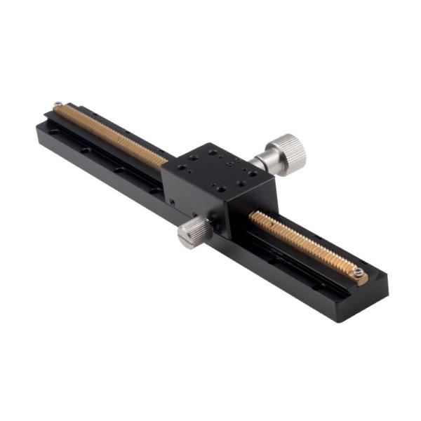 Dovetail Trough Rack And Pinion Manual Stage Linear Sliding Long Stroke