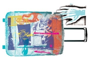 Блок развертки багажа контрольно-пропускных пунктов x Рэй безопасностью/детектор, изображения блока развертки багажа рентгеновского снимка
