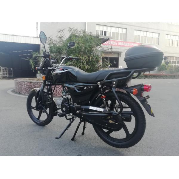 70cc 110cc Low Cc Sport Bikes , 49cc Matte Black Street Bike With Big Footrest Front Bumper