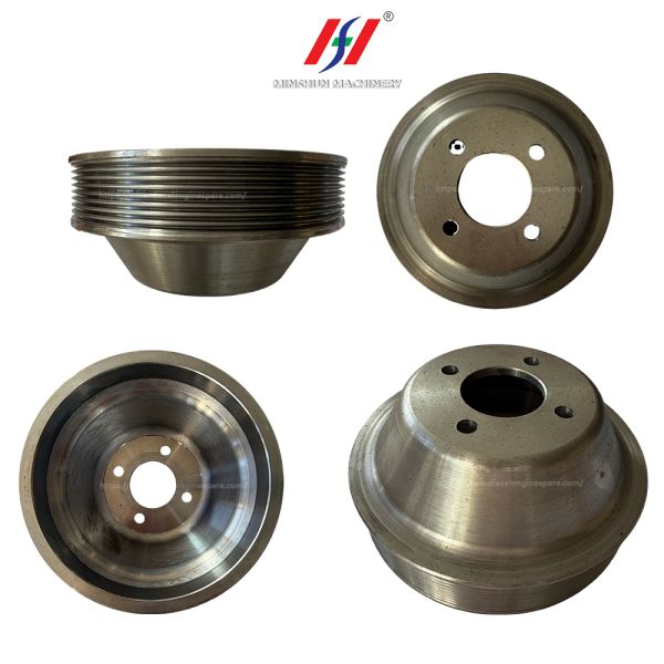 284-1026 C4.4 Engine Fan Pulley, Suitable For CAT E312D2GC Excavators, 8 Grooves