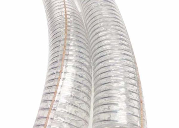 Reinforced Food Grade Spring Hose, Spiral Static Dissipative PVC Steel Wire Hose