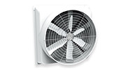 48000 m³/h High Air Volume 48 Inch Fiberglass Exhaust Fan with EC Motor APP Control Axial Flow Ventilation Fan for Livestock Dairy Barn Poultry Farm Greenhouse Industrial Warehouse
