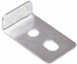 2 Holes Cabinet Fixing Brackets , Door Lock Bracket 2mm Thickness Long Life Span