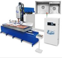 Máquina de soldadura automática do dissipador do CNC para a banca da cozinha diferente do tamanho