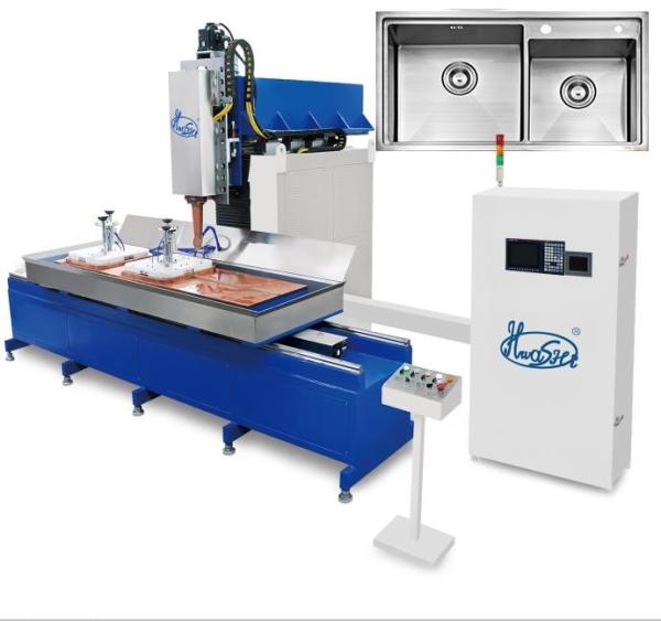 Moedura automática da máquina de soldadura da emenda da borda da banca da cozinha do CNC SS/fatura/que lustra