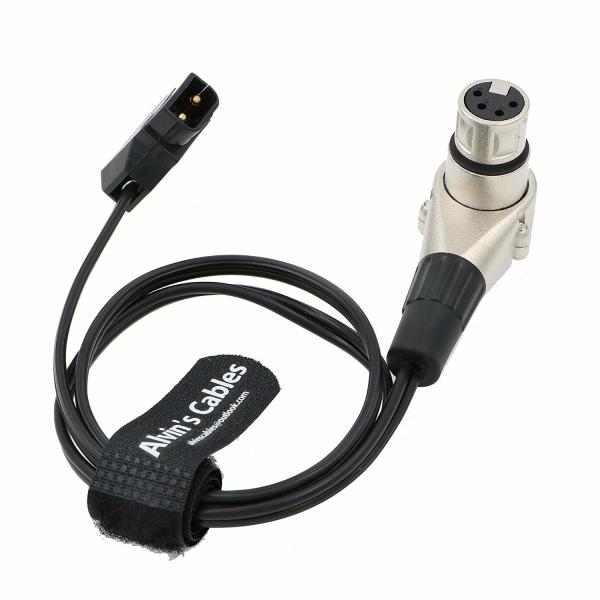 Torneira do luxo D dos cabos de Alvin ao cabo distribuidor de corrente fêmea de ângulo direito do Pin de XLR 4 para o monitor da câmera de ARRI
