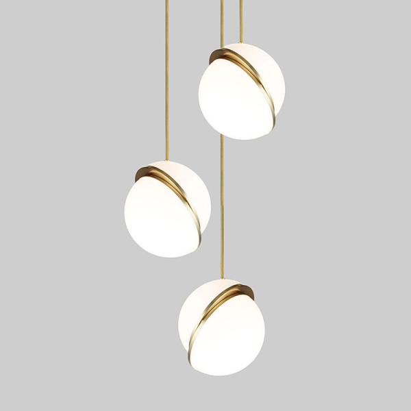 Adjustable Height 1.5m Minimalist Acrylic Ball 260V Contemporary Hanging Lights