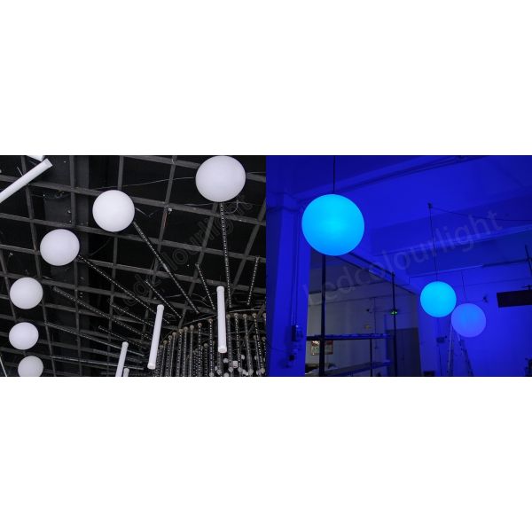 Stage Lighting DMX512 Control RGB Pixel Hanging Ball LED Pixel Sphere Lights