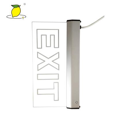 a luz rechargable conduzida do emergancy conduziu a luz de emergência do sinal da saída