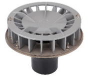 PN6 50mm 90mm 110mm HDPE Draining Fittings Siphon Flat Roof Drain