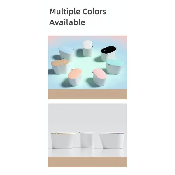 Fashionable Bathroom Toilet Bowl Modern Smart One Piece Toilet Foot Flush