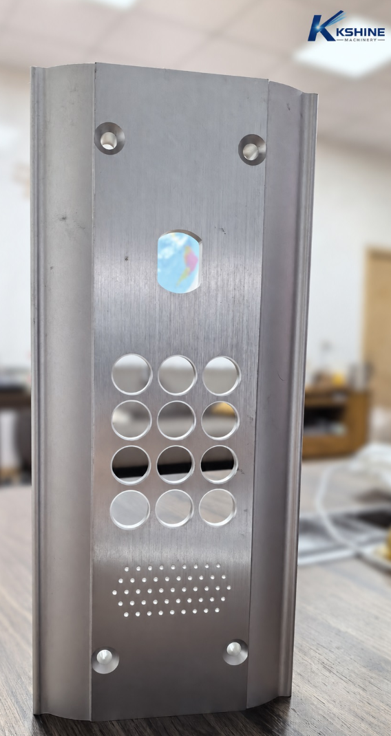 Custom Aluminum Door Entry Intercom Keypad Enclosure CNC Machined Housing for Building Access Control and Security Systems