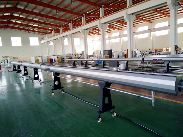 50m/min Plastic Pipe Production Line , PERT Pipe Making Machine Fully Automatic Winding Machine