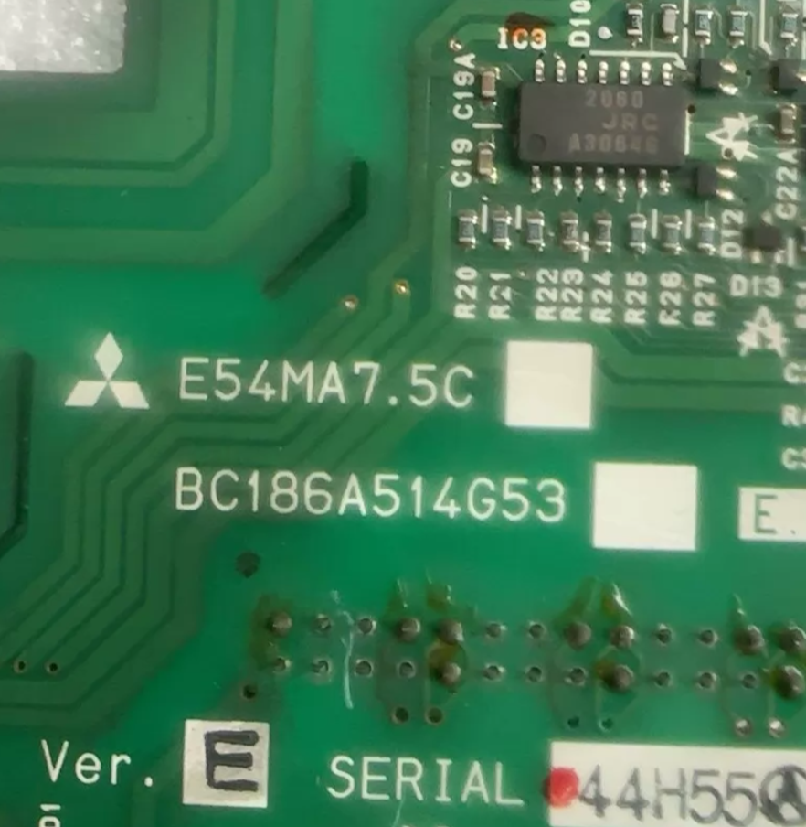 E54MA7.5C Mitsubishi Original Trigger Firing Board for FR-E540-7.5K VFD Inverter Gate Drive PCB Replacement Part