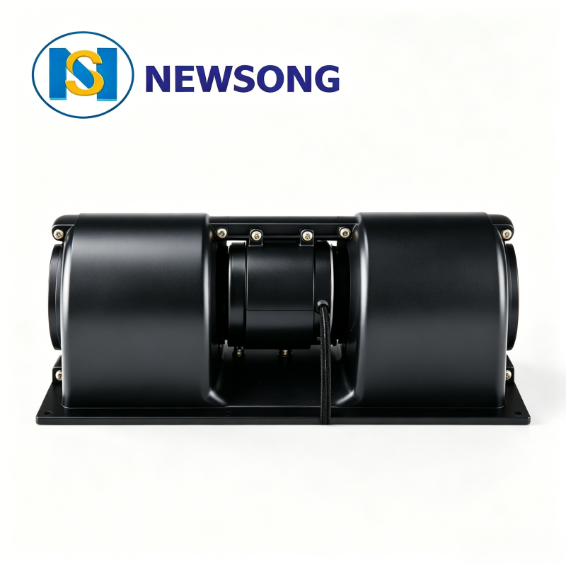 Customized Bus AC Spare Parts 3500rpm 6A DC24V 600m3/h Bus Air Conditioning Blower