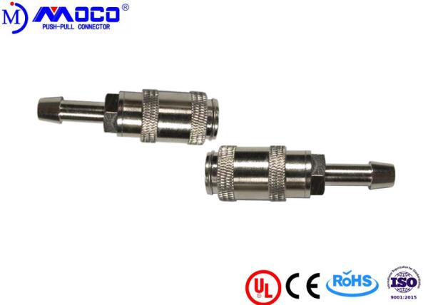 1000 Mating Cycles NIBP Cuff Connectors Gas Way Metal BP15 Female Bayonet