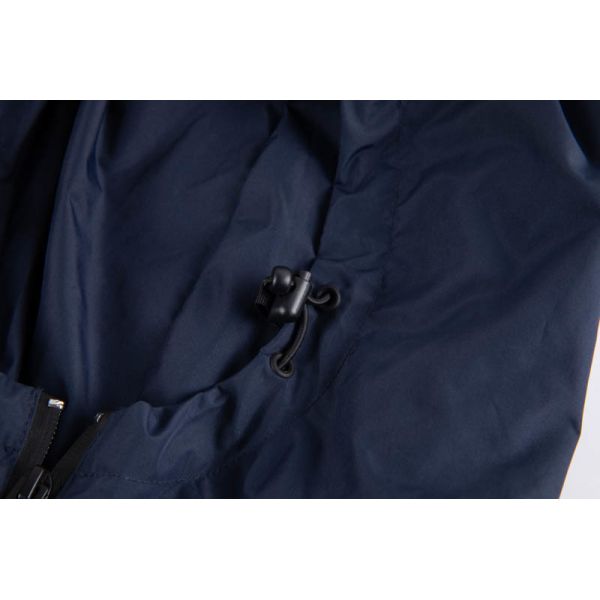 Navy Water-repellent Wind-resistant Lightweight Rain Coat for Outdoor Activities