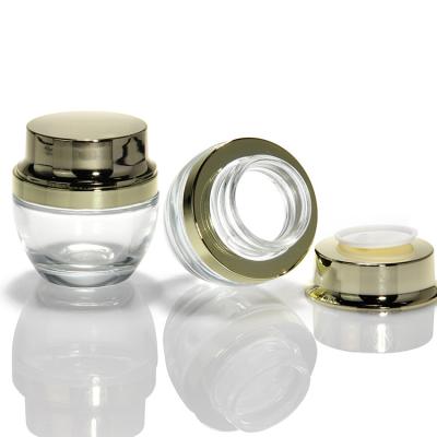 Cream Glass Jars Wholesale 5Ml 10Ml 15Ml 20Ml 30Ml 50Ml Cosmetics Hair Cream Glass Jar With Lid