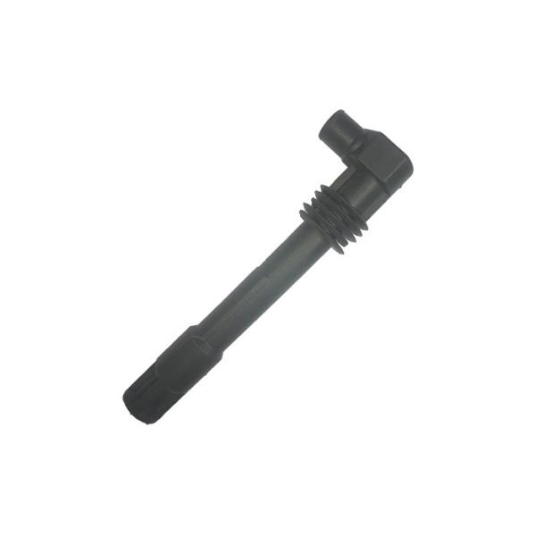 Black Spark Plug Lead Connectors With EMC Resistor High Voltage / Temp Withstand