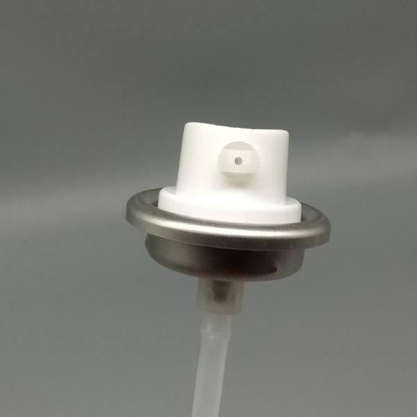 Válvula de aerosoles femenina para envases adhesivos de pegamento y de contacto