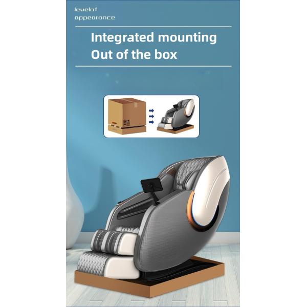 Smart Electric Whole Body Massage Chair Automatic 4D Massager Multifunction Household Health Care Black