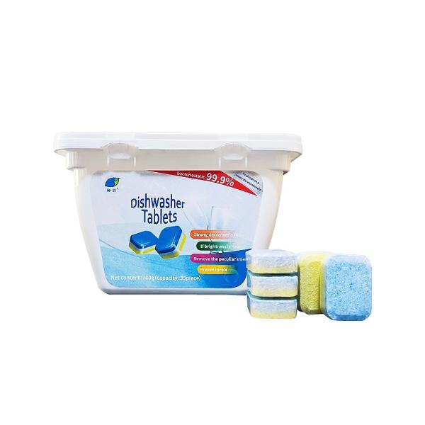 Powerful Dishwasher Detergent Tablets for Eco Cleaning and Limescale Buildup Removal
