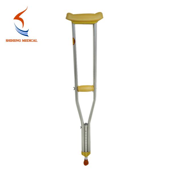 New type good design silver adjustable aluminium crutch for sale