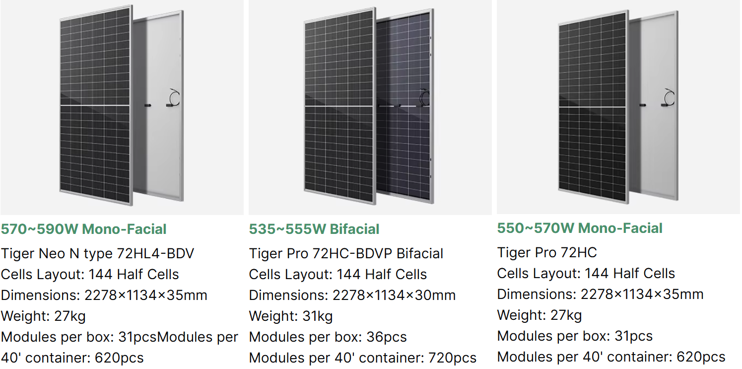 Jinko Solar Panel N Type 700W 710Watt 720 Watt N-type Technology High Power Solar Panels Module for Industrial Use