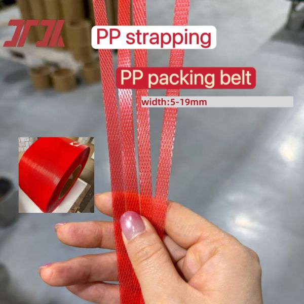 100% PP polypropylene PP strapping 5-12mm PP strap band for automatic packaging machines